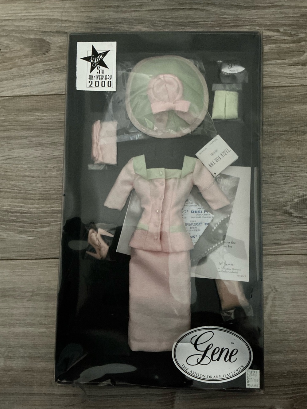 2000 Ashton Drake Gene Doll Mel Odom Table for Two Outfit